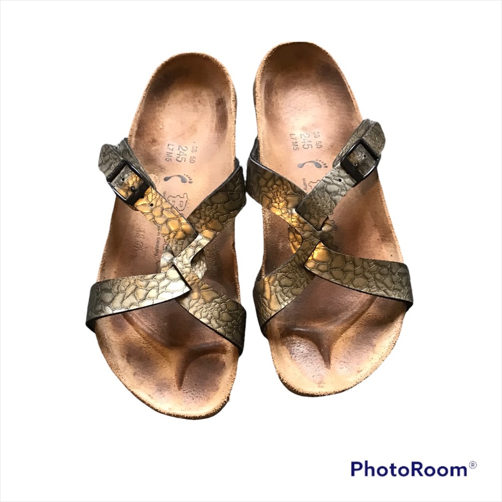 Birkenstock Criss Cross Sandals, size 38
